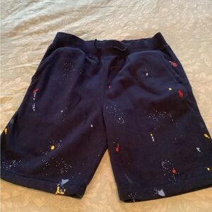 Polo by Ralph Lauren Kids Blue Splatter Shorts